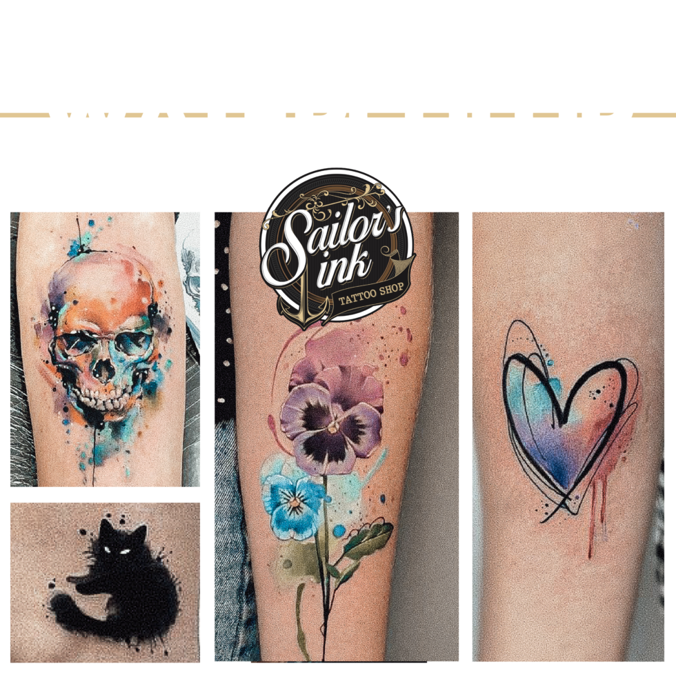 Watercolor tattoo Læs mere om den populære tattoo stilart her